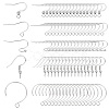 300Pcs 5 Style 304 Stainless Steel Earring Hooks STAS-BBC0004-44-1
