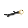 Brass Enamel Pendants KK-C110-29G-01-2