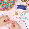 540Pcs 9 Colors Transparent & Luminous Plastic Beads KY-SC0001-85-4