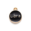 Alloy Enamel Pendants LS-ENAM-S124-01B-08K-3