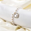 Ion Plating(IP) 304 Stainless Steel Charm Bracelets for Women BJEW-P345-04G-2