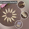 12Pcs Brass Pendants KK-BBC0027-66-5