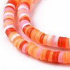 Handmade Polymer Clay Beads Strands CLAY-R089-3mm-003-4