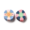 Mother's Day Handmade Polymer Clay Beads CLAY-E001-01D-2