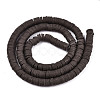 Handmade Polymer Clay Beads Strands CLAY-R089-6mm-110-2