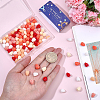 120Pcs 6 Colors Dyed Synthetic Coral Beads CORA-SC0001-28B-3