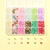552Pcs 11 Colors Frosted Baking Paint Glass Beads DGLA-FS0001-14-6