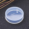 Flat Round Shape DIY Pendant Silicone Molds AJEW-P038-02-3