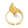 Fan Brass Micro Pave Clear Cubic Zirconia Open Cuff Rings RJEW-U008-26G-3