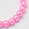 Baking Paint Pearlized Glass Pearl Round Bead Strands HY-Q003-6mm-68-2