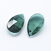Faceted Glass Pendants GLAA-F069-S-A16-2