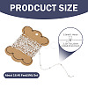 5M Brass Flat Oval Cable Chains CHC-TADJ0001-01S-3