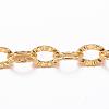 Ion Plating(IP) 304 Stainless Steel Textured Cable Chains CHS-H007-05G-3