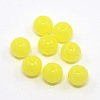 Imitation Jelly Acrylic Beads JACR-R001-8mm-14-1