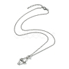 Crystal Cage Holder Necklace NJEW-JN04602-02-5