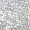 UV Plating Luminous Transparent Acrylic Beads OACR-P010-11A-3