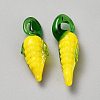Fruit Theme Glass Pendants GLAA-WH0032-26C-1