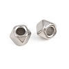 Irregular 304 Stainless Steel Beads STAS-D394-03O-P-2