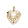 Ion Plating(IP) 316 Surgical Stainless Steel Locket Pendants X-STAS-N0016-03G-1
