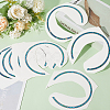 Waterproof PVC Flower Pattern Classical Guitar Sound Hole Ring Mouth Wheel Sticker DIY-WH20058-13A-3
