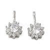 Brass Pave Clear Cubic Zirconia Charms CU-CBA9FFD-11P-09-1