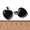Natural Obsidian Pendants X-G-Q438-24-3