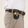 PU Imitation Leather Tape Measure Holder for Belt AJEW-WH0347-64-5