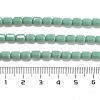 Opaque Glass Beads Strands GLAA-G112-04E-4