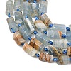 Natural Blue Calcite Beads Strands G-A314-A06-01-4