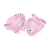 Transparent Glass Enamel Beads LAMP-U004-06R-4