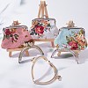 3Pcs 3 Colors Iron Purse Frames Handles IFIN-SZ0001-15-6