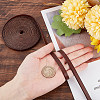 Flat Leather Jewelry Cord WL-GF0001-06B-02-3