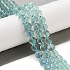Natural Blue Fluorite Beads Strands G-E112-6mm-2-1
