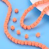 Handmade Polymer Clay Beads Strands X-CLAY-T020-09G-6