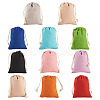 11Pcs 11 Colors Rectangle Cloth Packing Pouches ABAG-TA0001-87C-2