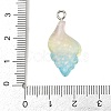 Ocean Theme Transparent Resin Pendants RESI-I351-03P-04-3