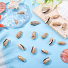 50Pcs Natural Spiral Shell Pendants SSHEL-CW0001-01-5