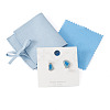 Brass Enamel Stud Earrings EJEW-TADJ0001-02-2