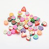 Mixed Fruit Theme Handmade Polymer Clay Beads CLAY-Q170-M-3