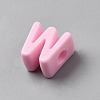 Acrylic European Beads OACR-WH0050-09W-2