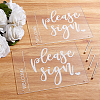 2Pcs Custom Word Acrylic Display Holder AJEW-FH0001-77-4