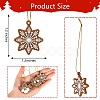 Christmas Theme Plastic Pendant Decorations HJEW-SZ0001-05-2