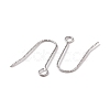 Tarnish Resistant 316 Stainless Steel Earring Hooks X-STAS-C059-10P-2