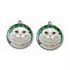 Printed Alloy Pendants ENAM-P246-03P-06-2