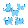 Skull Cat Shaped Pendant Silicone Molds DIY-L067-J01-2