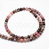Natural Rhodonite Beads Strands G-F364-01-8mm-2