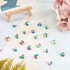 PandaHall Elite 300Pcs 5 Colors Handmade Polymer Clay Beads Strands CLAY-PH0001-34-5