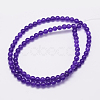 Natural Malaysia Jade Bead Strands G-A146-4mm-A01-2