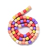 Polymer Clay Bead Strands CLAY-T001-C29-4
