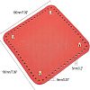PU Leather Bag Bottom FIND-WH0059-23A-2